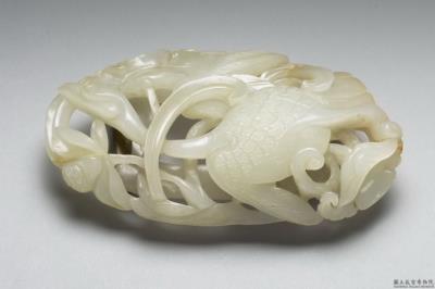 图片[2]-Jade belt buckle with “wild goose” motif, Yuan dynasty, 1271-1368 C.E.-China Archive